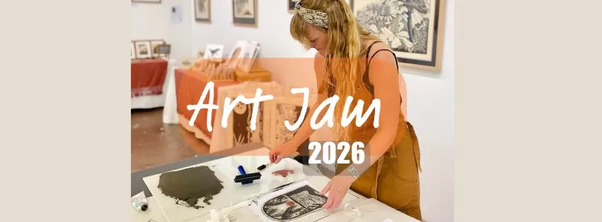 Ist möglicherweise Kunst von Text „ArtJam Art 3aw 2026“
